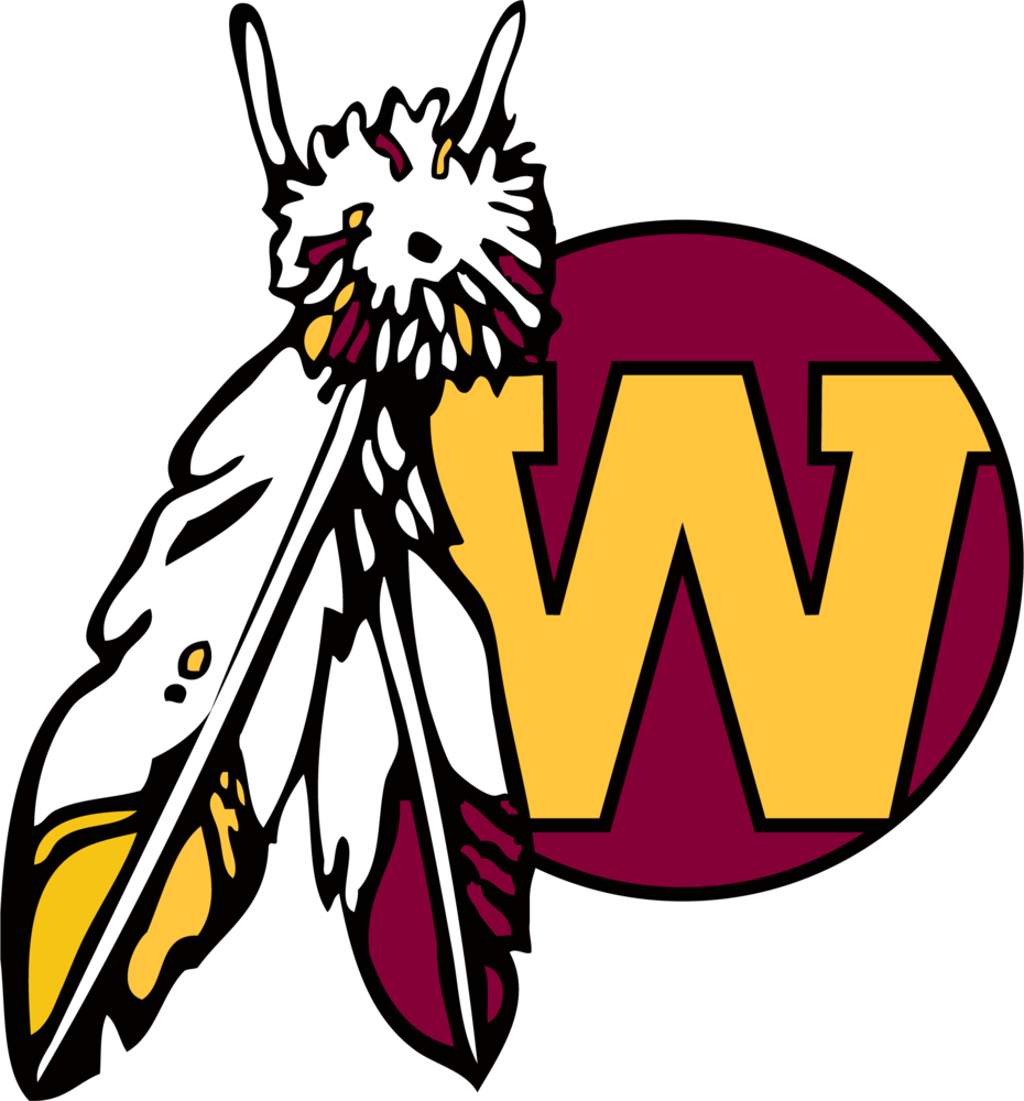 Warrior W with Feathers Logo 