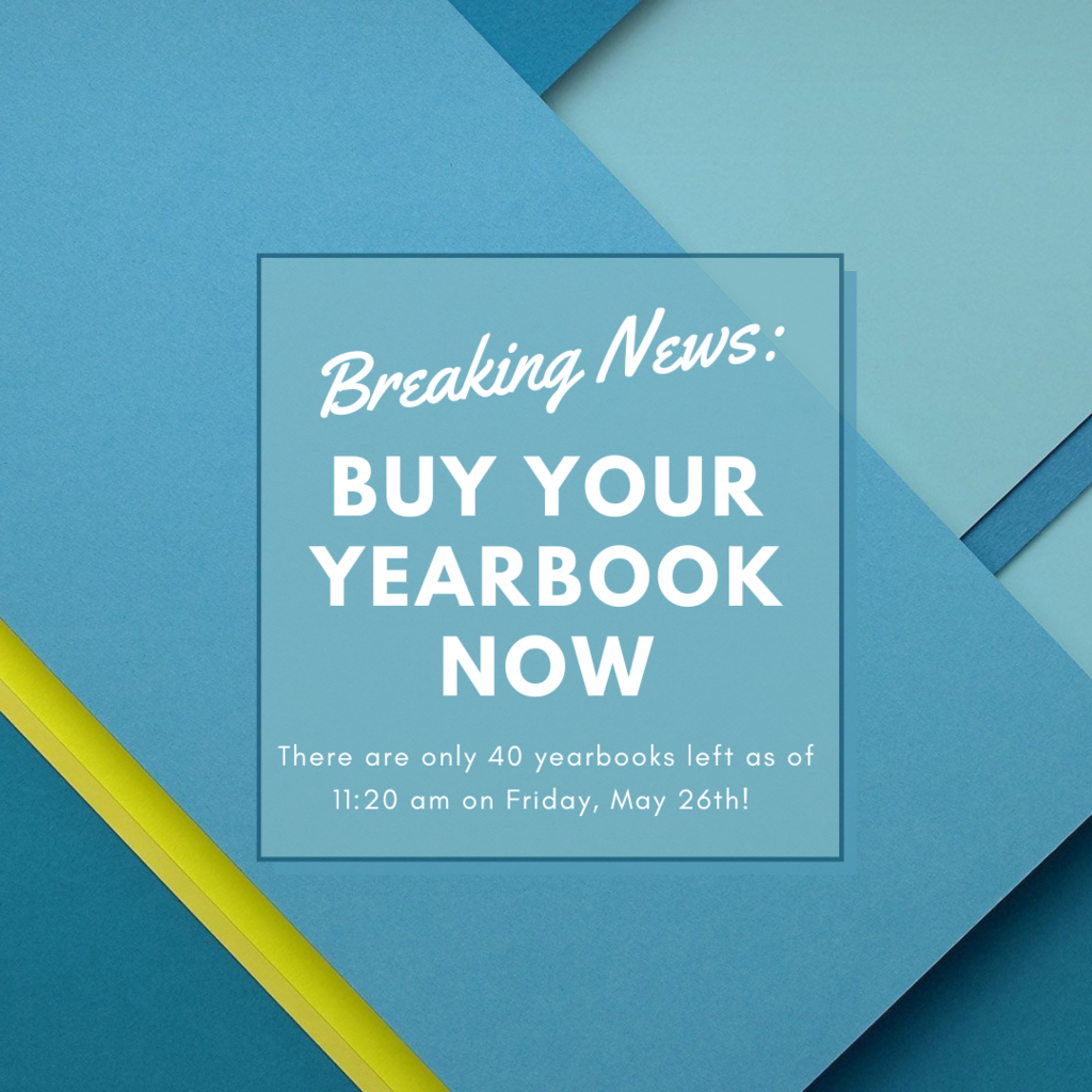 Buy your yearbook! 