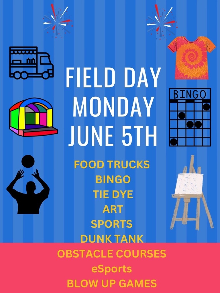 Field Day is June 5th 