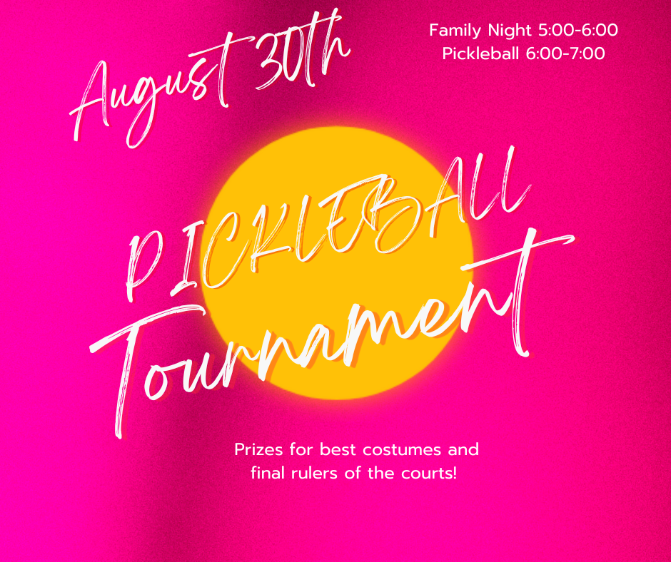 Pickleball Tournament 8/30/2023